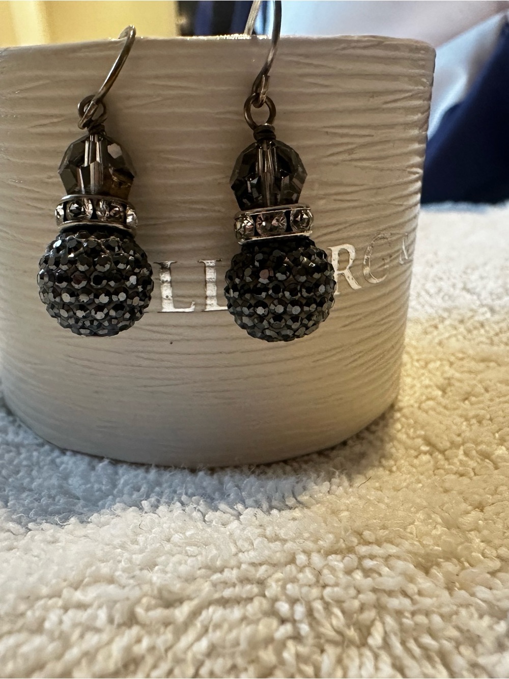3 pair earrings and necklace set